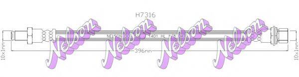 BROVEX-NELSON H7316 Гальмівний шланг