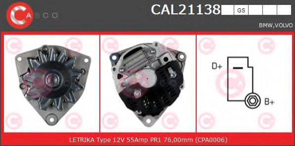 CASCO CAL21138GS Генератор