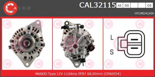 CASCO CAL32115OS Генератор