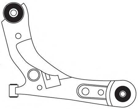FRAP 3481 Важіль незалежної підвіски колеса, підвіска колеса
