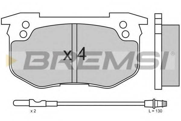 BREMSI BP2160