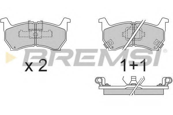 BREMSI BP2377