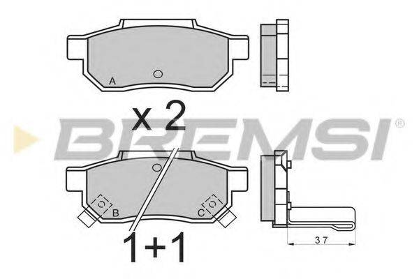 BREMSI BP2396