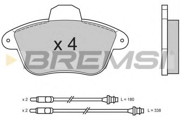 BREMSI BP2522