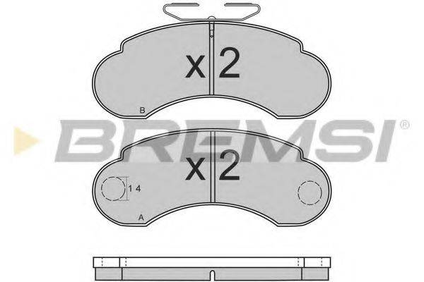 BREMSI BP2566