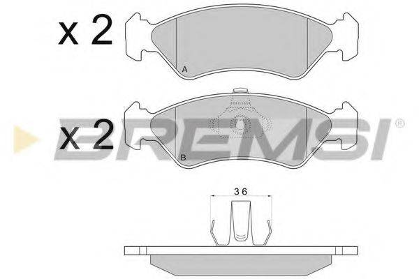 BREMSI BP2671