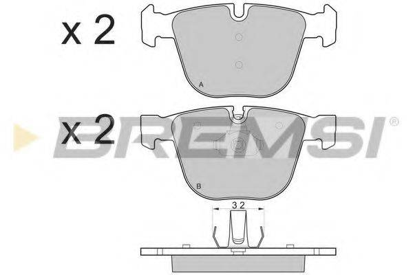 BREMSI BP3115