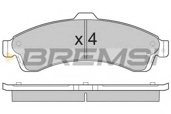 BREMSI BP3308