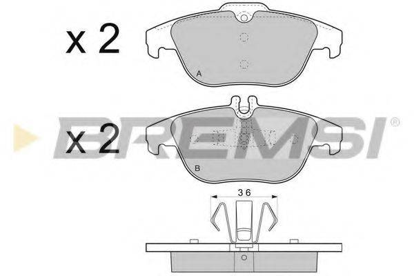 BREMSI BP3328