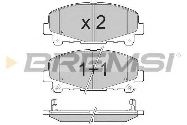 BREMSI BP3373