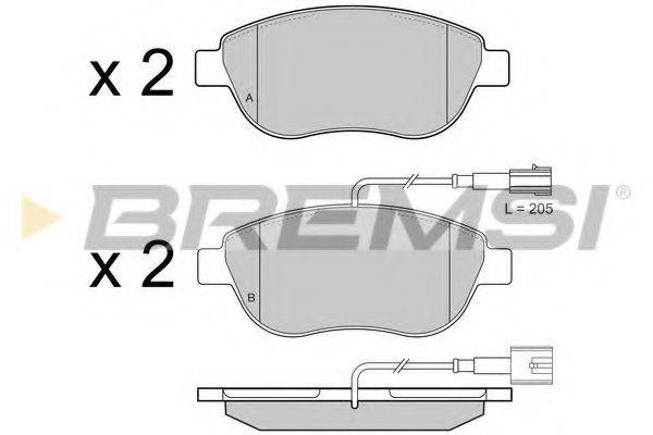 BREMSI BP3426