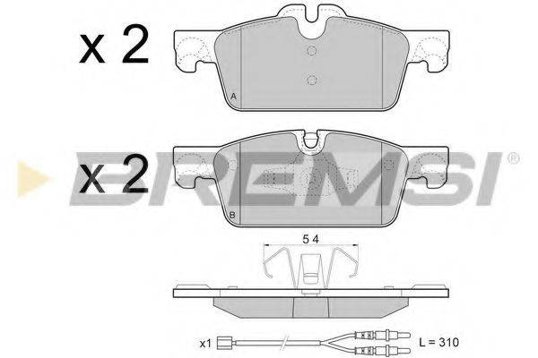 BREMSI BP3464