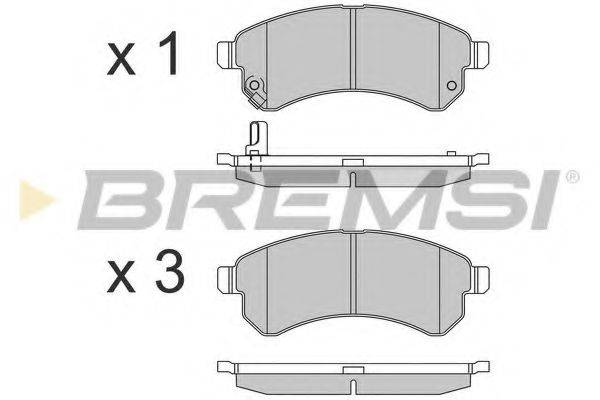 BREMSI BP3584