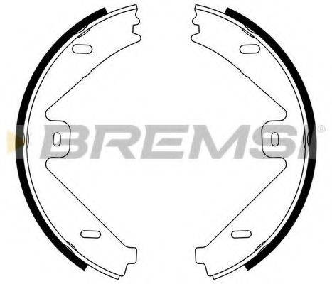 BREMSI 2319 Комплект гальмівних колодок, стоянкова гальмівна система