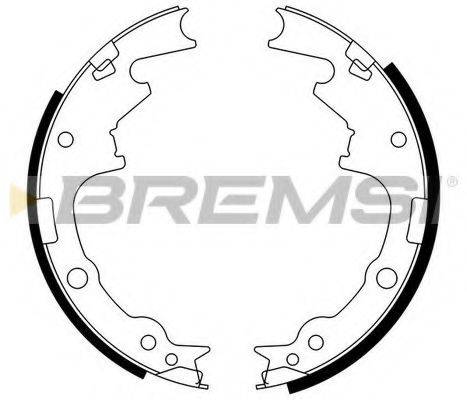 BREMSI 2420 Комплект гальмівних колодок
