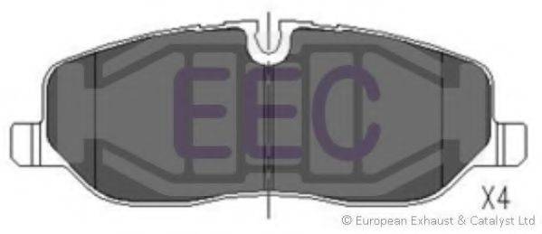 EEC BRP1468 Комплект гальмівних колодок, дискове гальмо