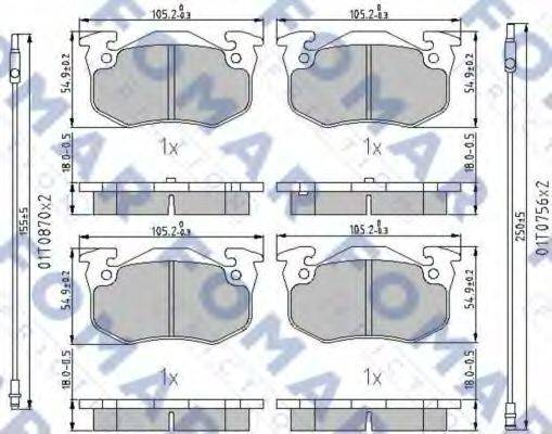 FOMAR FRICTION FO 435281