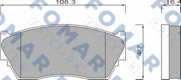 FOMAR FRICTION FO 669281