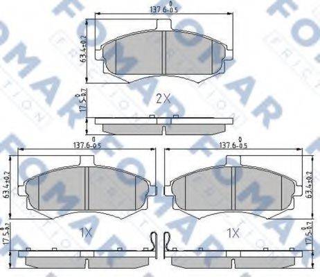 FOMAR FRICTION FO 899581