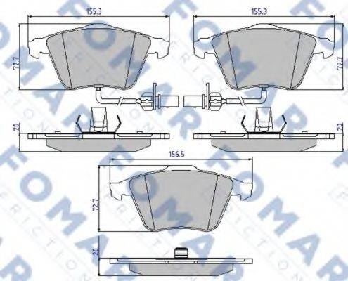 FOMAR FRICTION FO 912481