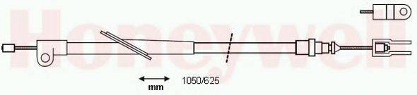 BENDIX 431045B Трос, стоянкова гальмівна система