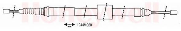 BOSCH 1987482143 Трос, стоянкова гальмівна система