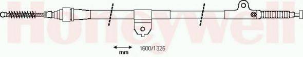 NISSAN 365319C104 Трос, стоянкова гальмівна система