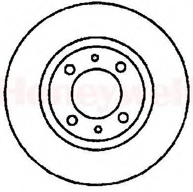 BENDIX 561074B гальмівний диск