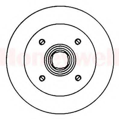 BENDIX 561280B гальмівний диск