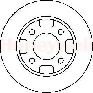 BENDIX 561398B гальмівний диск