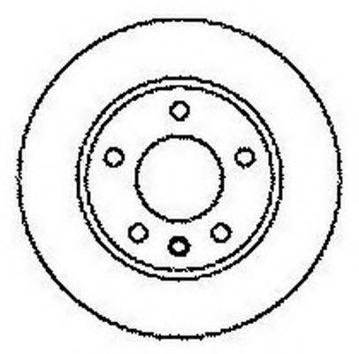 BENDIX 561609BC гальмівний диск