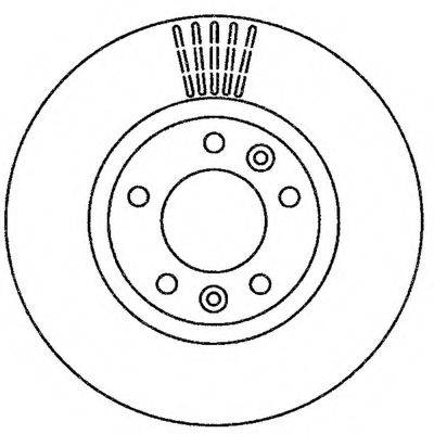 BENDIX 562266B гальмівний диск