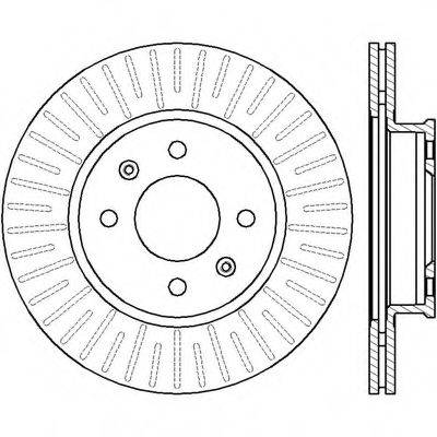 BENDIX 562427BC гальмівний диск