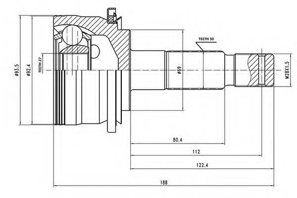 AYWIPARTS AW1510138