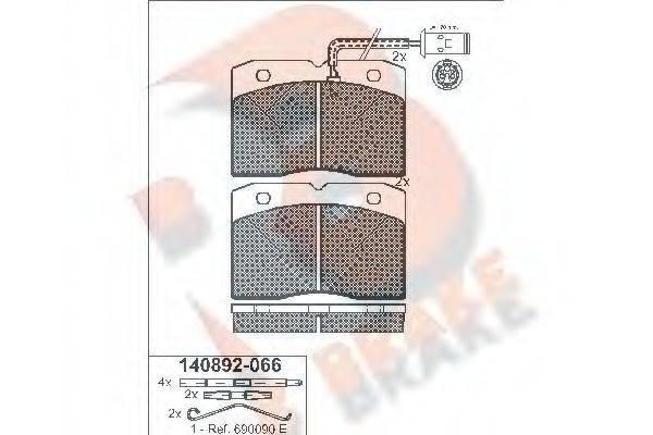 R BRAKE RB0892-066