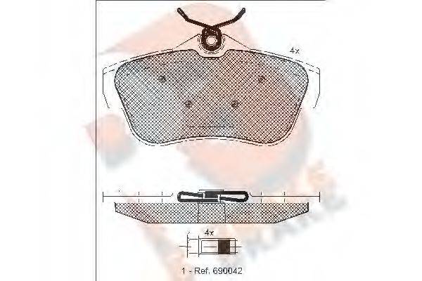 R BRAKE RB1823