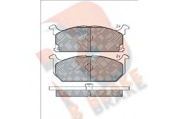 R BRAKE RB0586