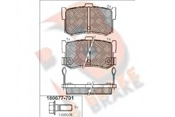 R BRAKE RB0677-701