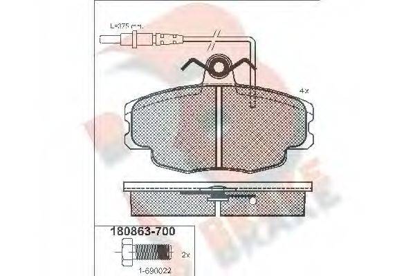 R BRAKE RB0863-700