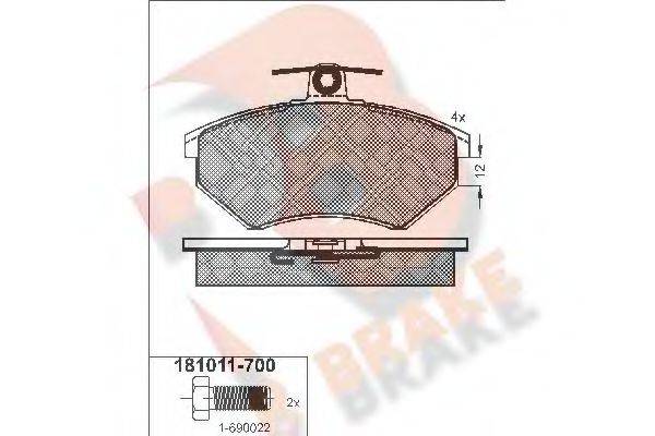 R BRAKE RB1011-700