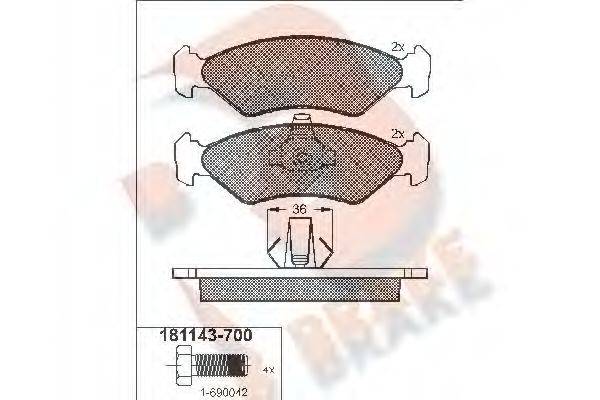 R BRAKE RB1143-700