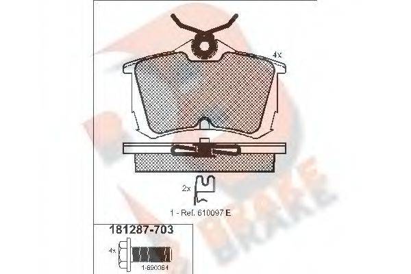 R BRAKE RB1287-703