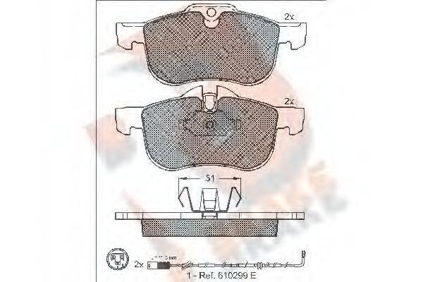 R BRAKE RB1335-203