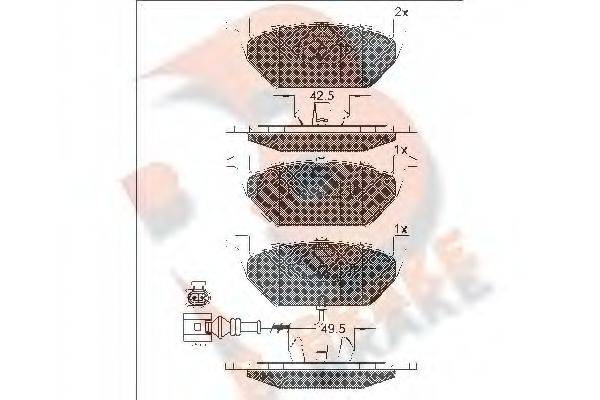 R BRAKE RB1349