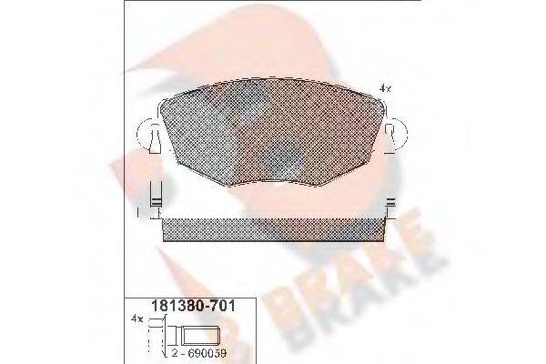 R BRAKE RB1380-701