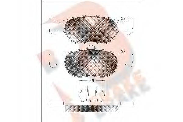 R BRAKE RB1616