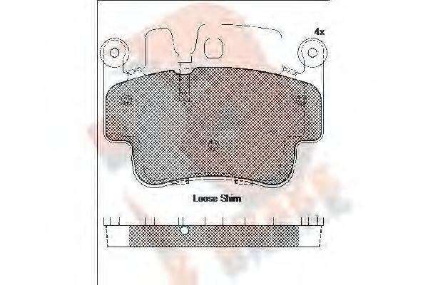 R BRAKE RB1627