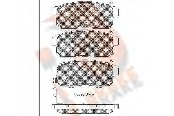 R BRAKE RB1668