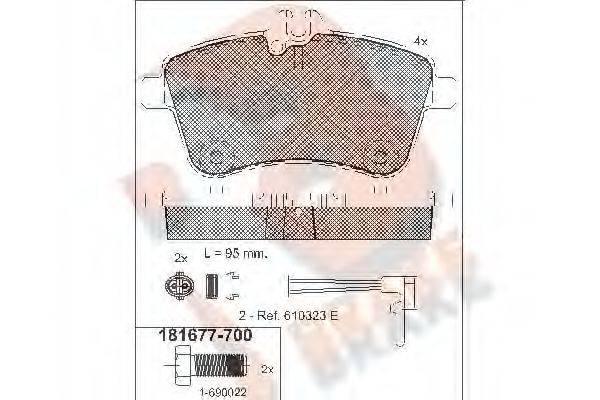 R BRAKE RB1677-700