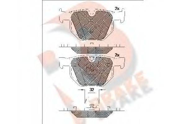 R BRAKE RB1685-202